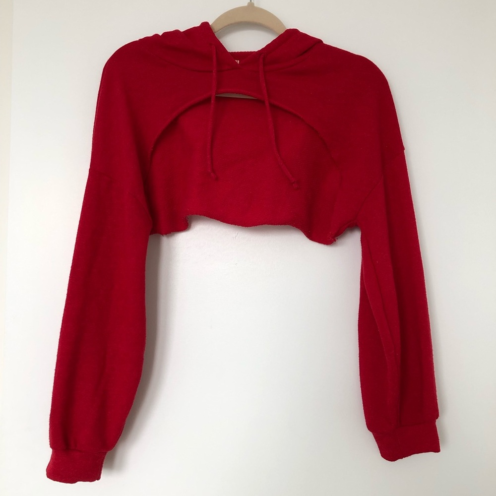 LF super cropped hoodie